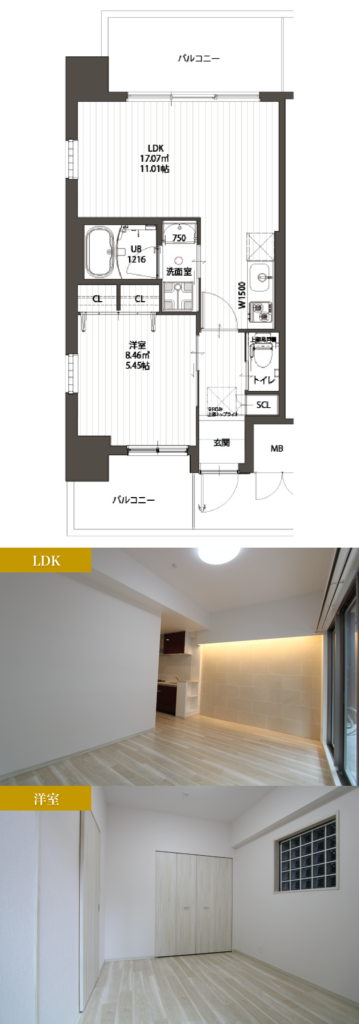 プレジオ城東中央間取りA