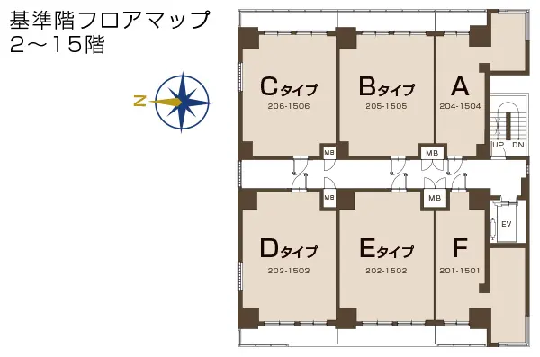 基準階フロアマップ