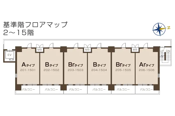 基準階フロアマップ