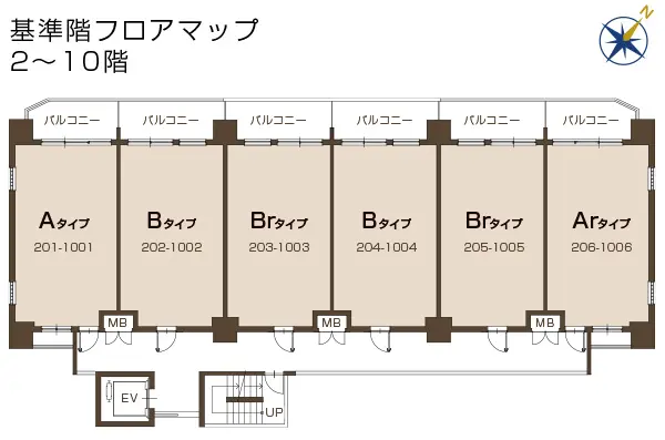 基準階フロアマップ