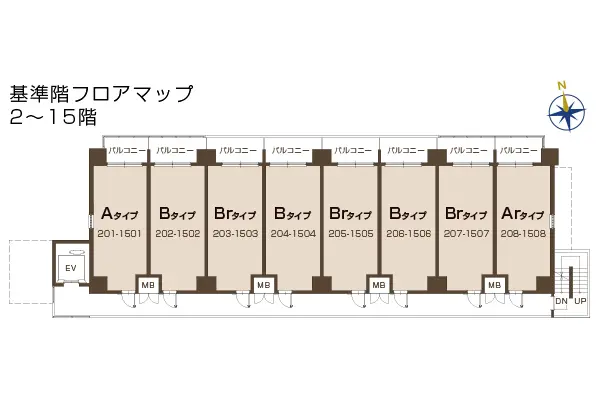 基準階フロアマップ