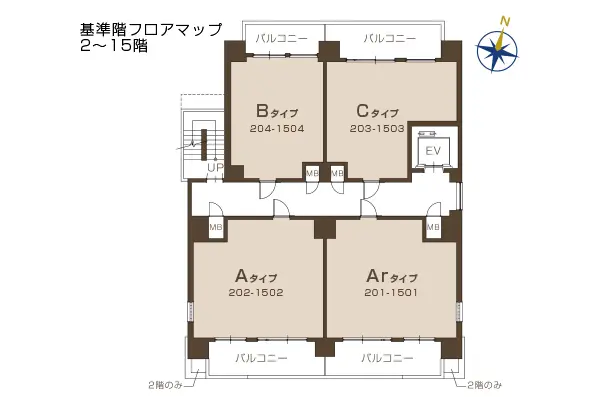 基準階フロアマップ