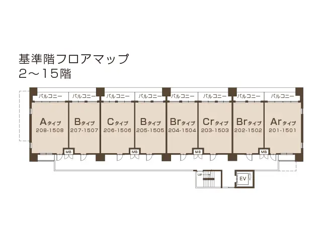 基準階フロアマップ