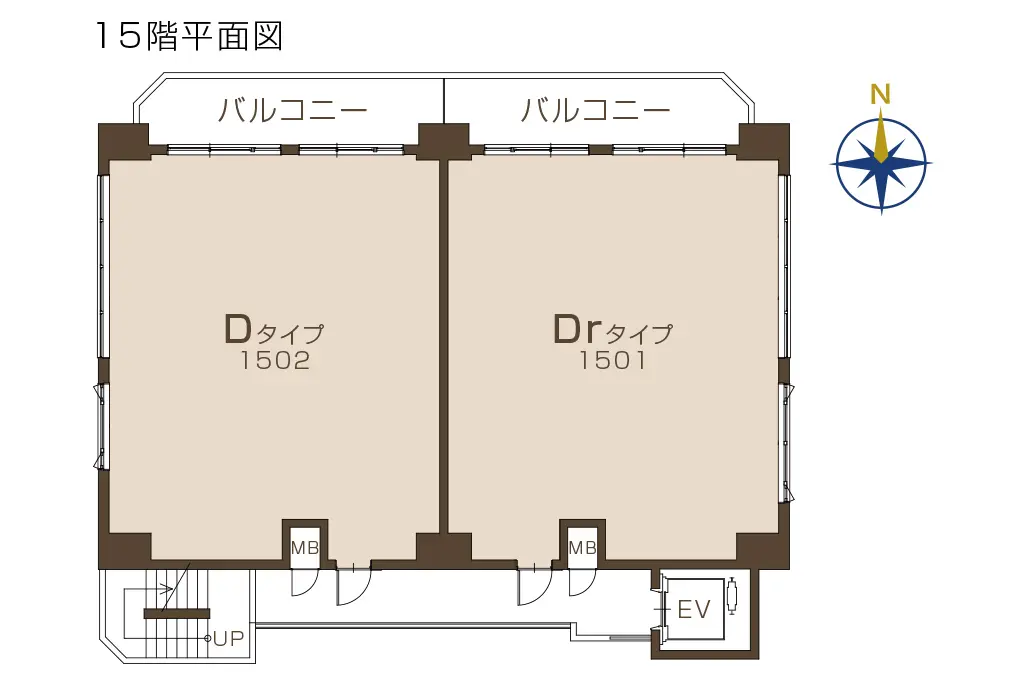 15階平面図