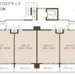 基準階フロアマップ　2～12階