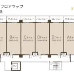 基準階フロアマップ2～8階