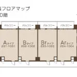 基準階フロアマップ 2～10階