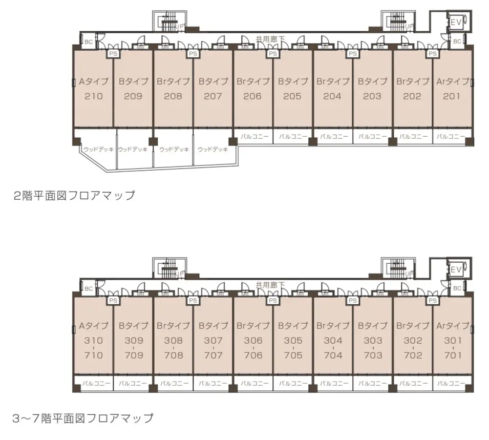 基準階フロアマップ