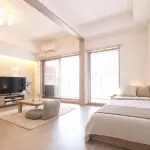 LDK・洋室（AI生成家具配置イメージ）