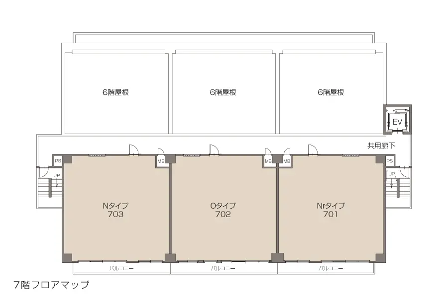 7階フロアマップ