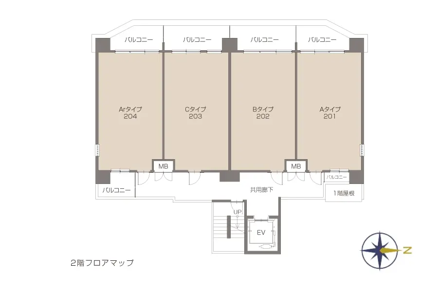 2階フロアマップ