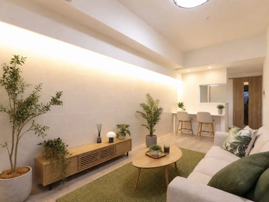 LDK（AI生成家具配置イメージ）