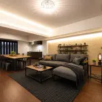 LDK（AI生成家具配置イメージ）