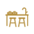 カウンターキッチンアイコン